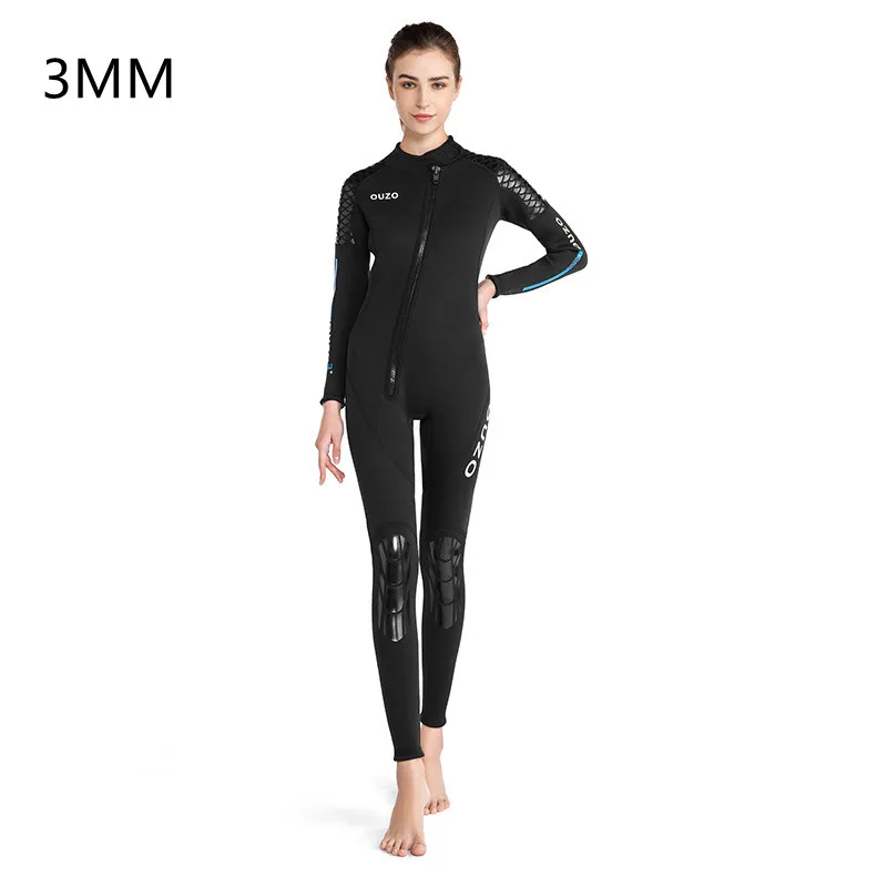 3MM Women Neoprene Full Body Snorkeling Wetsuit Scuba Underwater Hunting Spearfishing Diving Suit Surfing Triathlon Equipment