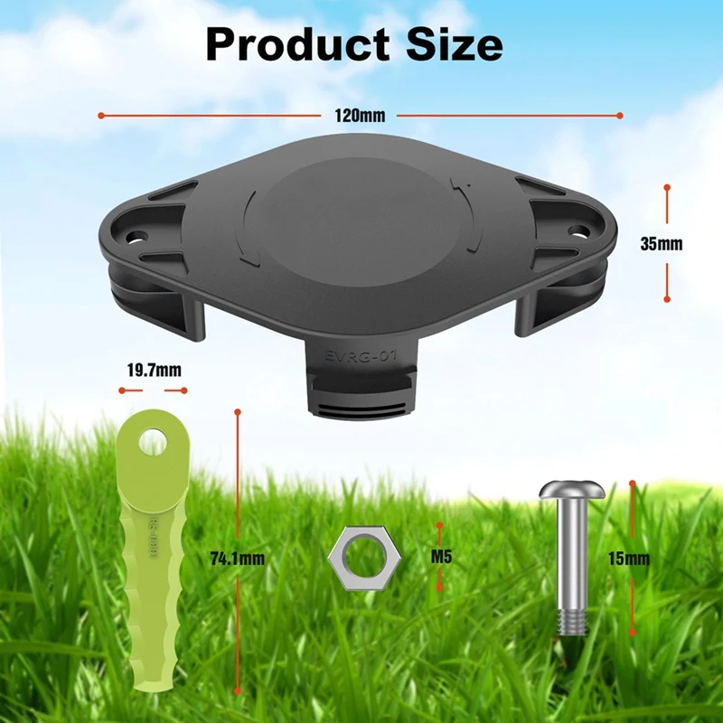 głowica trymera z plastikowymi ostrzami do maszynek Ryobi 18 В 24 i 40 RY40210 RY40210A 10 Quickload