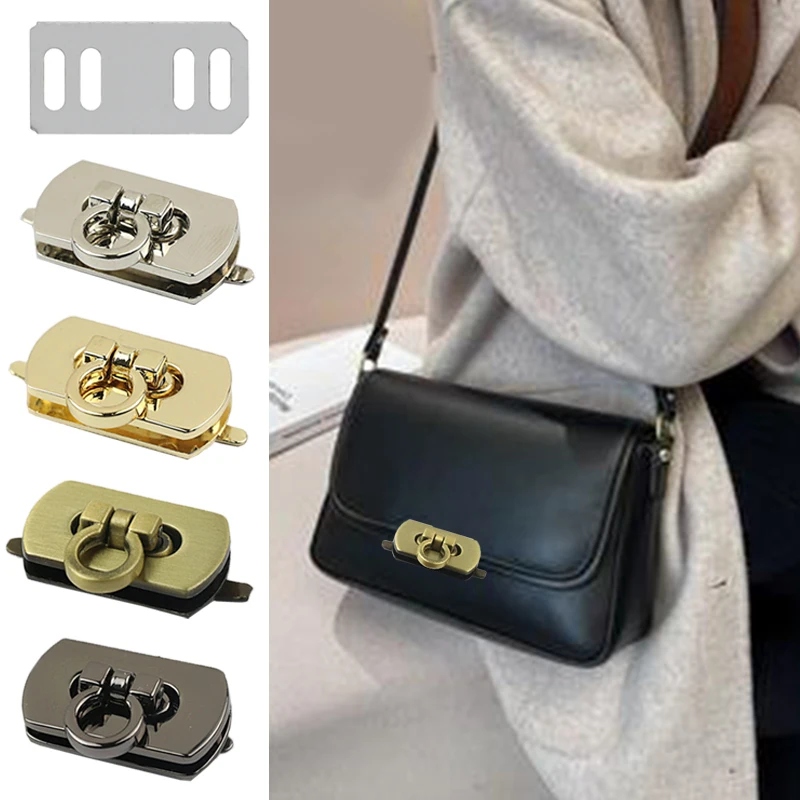 

1Pc Turn Locks Twist Lock DIY Metal Clasp Handbag Shoulder Bag Purse Bag Accessories Metal Buckle Hardware Closure Bag Buckle