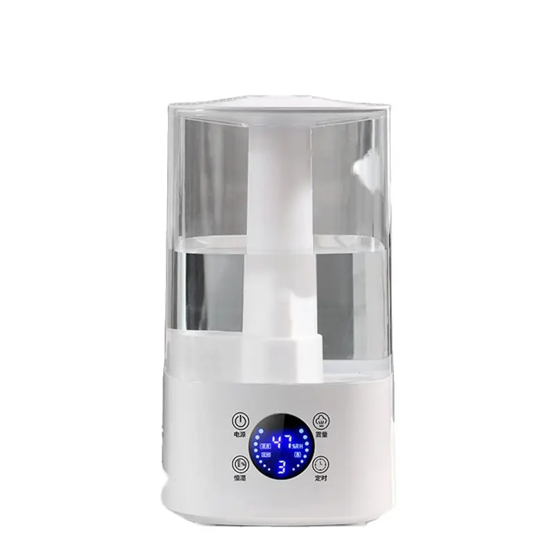 4000mL Air Humidifier Essential Oil Diffuser Humidity Digital Display Aromatherapy Portable Humidifiers Diffusers Double Nozzle