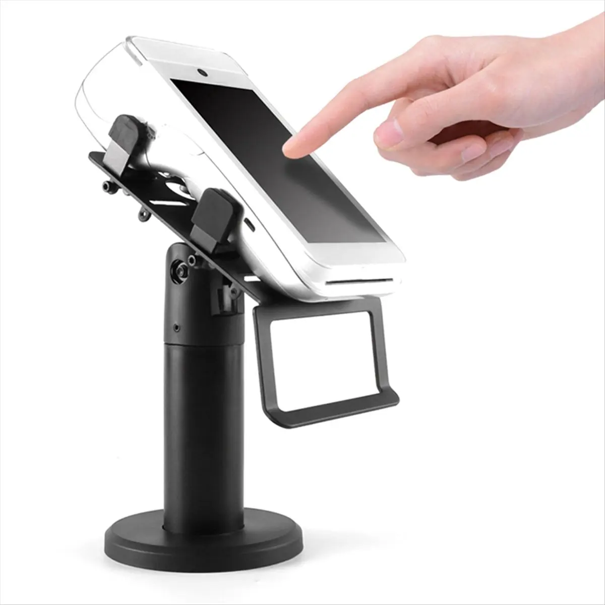 Фото Подставка для POS-терминала с поворотом на 360 градусов, гибкий регулируемый кронштейн-держатель для POS-системы - A07G №2