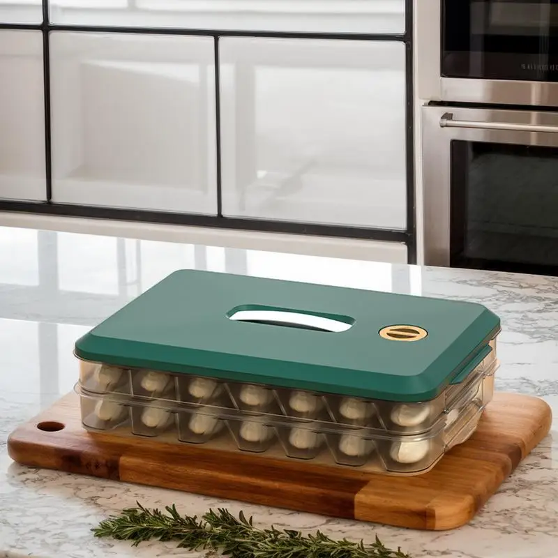 Контейнер для хранения пельменей с крышкой еды глазури Печенье Пустыни Wonton