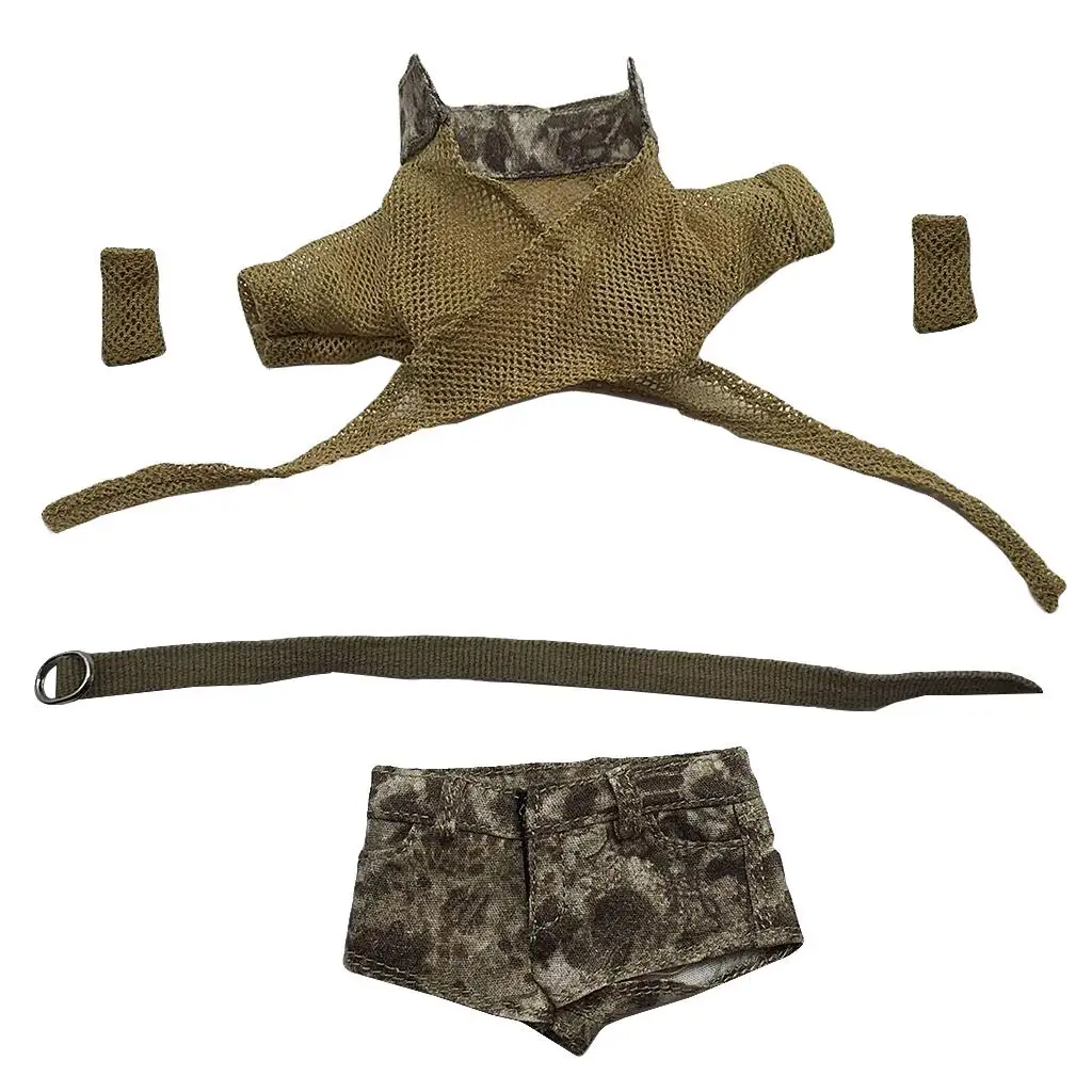 Одежда для девочек в масштабе 1/6 рубашки 12-дюймовой фигурки Кумика