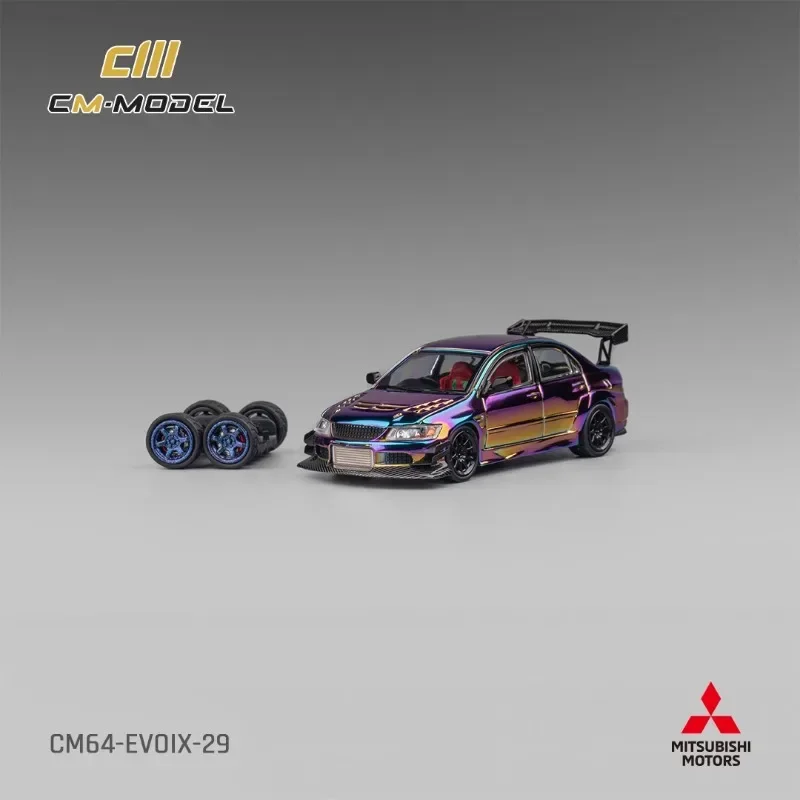 CM 1:64 Mitsubishi EVOIX металлическая модель автомобиля