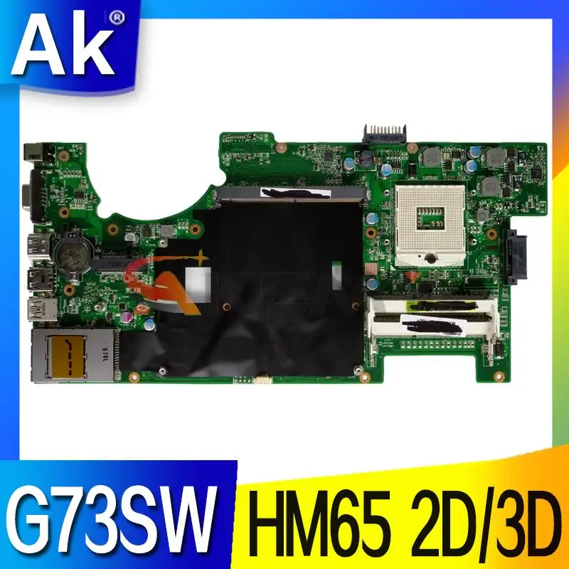 

G73SW motherboard fit for ASUS G73 G73S G73SW Test mainboard HM65 2D/3D 100% working well