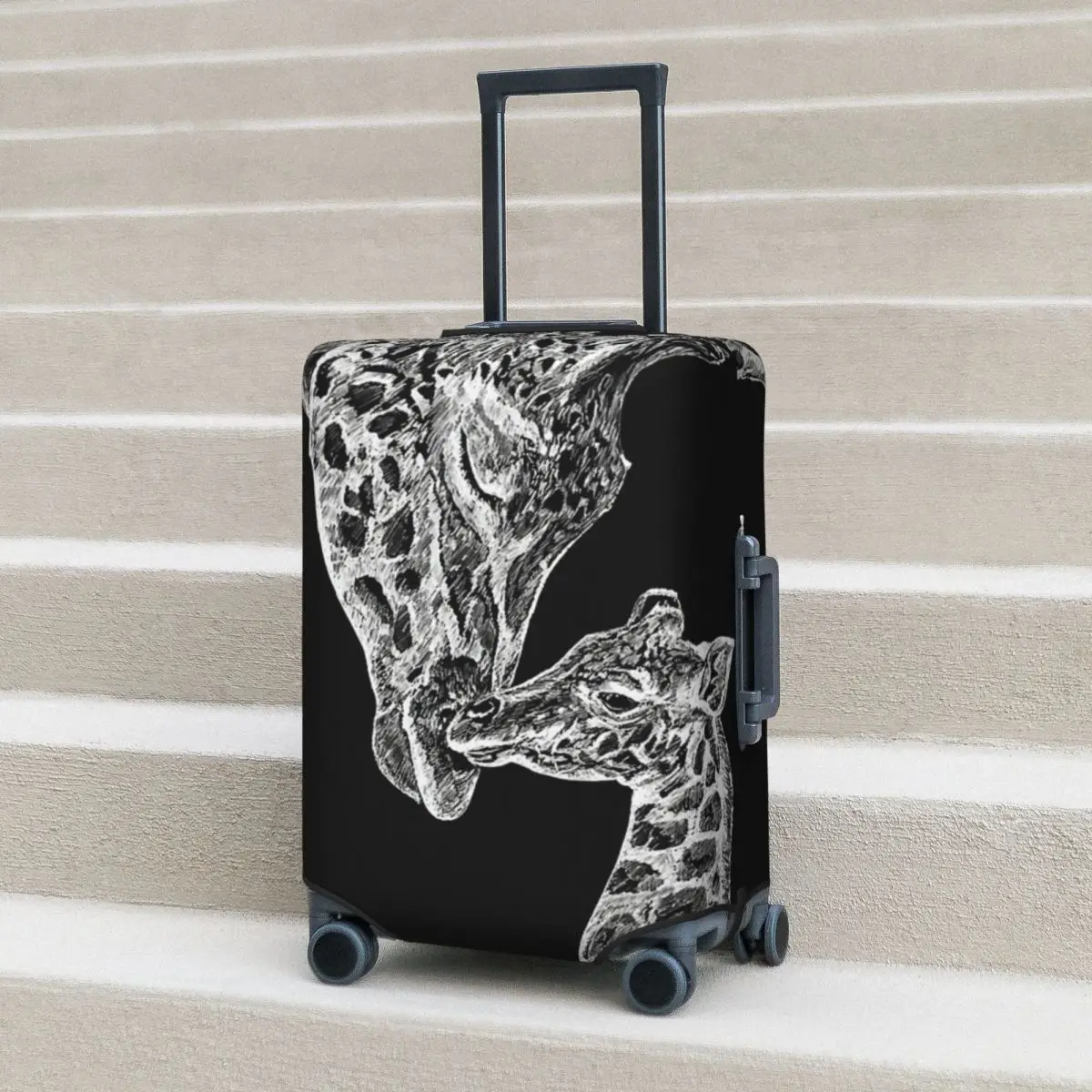 

Giraffe Suitcase Cover Flight Affection Elastic Luggage Accesories Business Protection