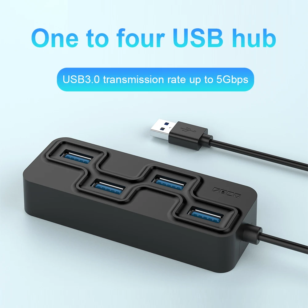 

Разветвитель USB 3,0, 4 порта, 4 в 1