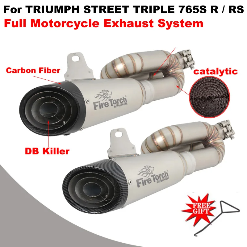 

Выхлопная труба для мотоцикла TRIUMPH STREET TRIPLE 765 S R RS 2017 - 2022