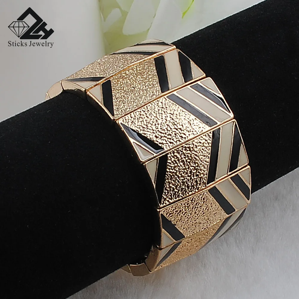 

The New Girl Jewelry Zinc Alloy Rectangular Elastic Cord Bracelets Wholesale