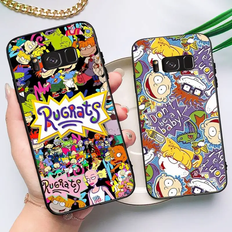 

Cartoon-R-Rugrat Chuckie Angelica Phone Case For Samsung Note 8 9 10 20 pro plus lite M 10 11 20 30 21 31 51 A 21 22 42 02 03