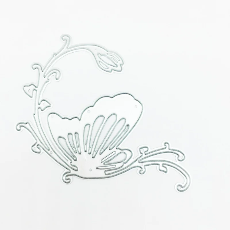 Милые металлические Вырубные штампы в виде бабочки лозы сделай сам вырез для