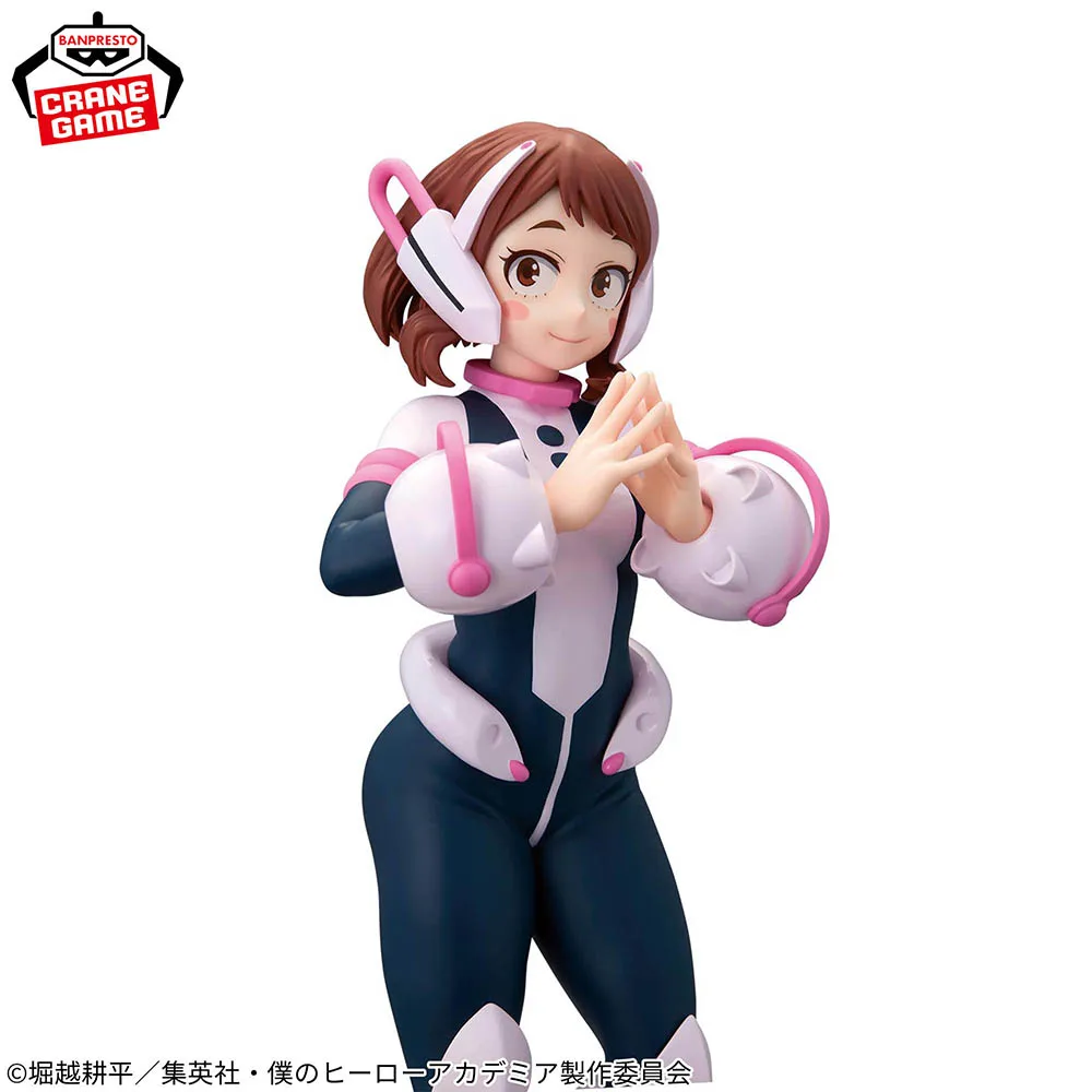 Фото Оригинальная коллекционная фигурка Banpresto GLITTER&GLAMOURS My Hero Academia Ochaco Uraraka, 23 см, аниме-фигурка, модель, игрушка, подарок, в наличии №4