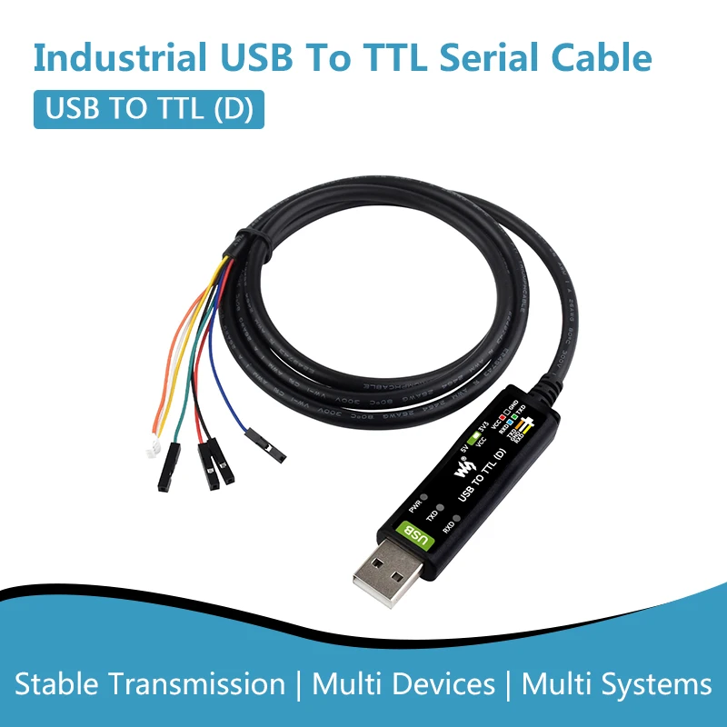 Промышленный последовательный кабель USB к TTL (D) оригинальный FT232RNL стабильная