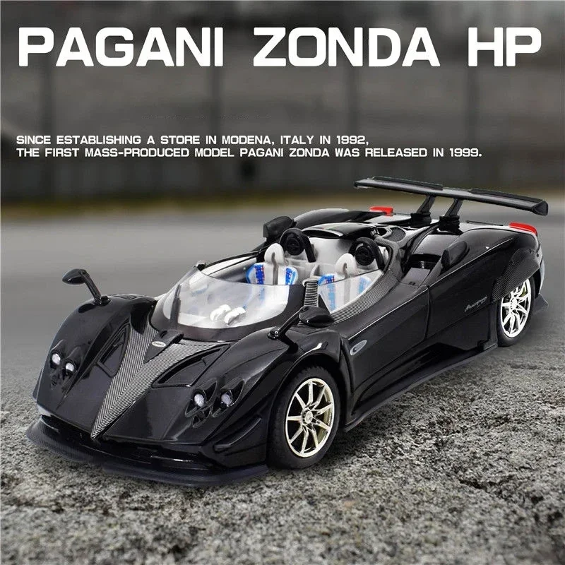1:24 Pagani Zonda HP Barchetta модель спортивного автомобиля из сплава литье под давлением