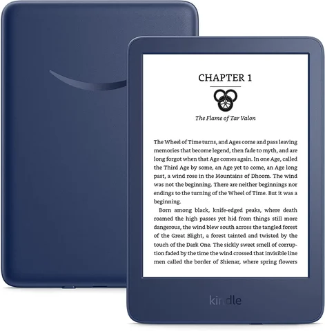 Новая Версия Kindle Black 2022, теперь со встроенной передней планкой, Wi-Fi, электронная книга на 16 ГБ, экран e-ink, 6-дюймовые электронные книги