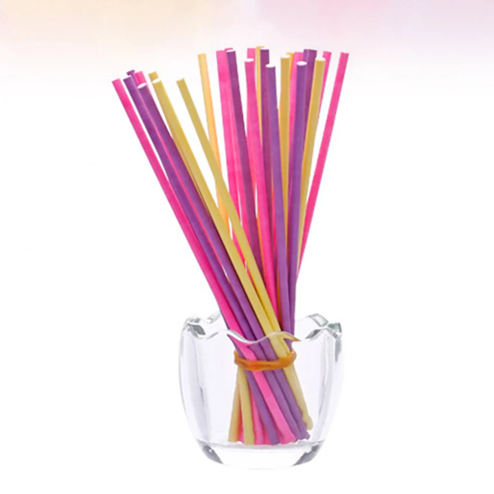 

200pcs Paper Lollipop Sticks Colored Lollipop Sticks Lollipop Cake ( 15cm, )