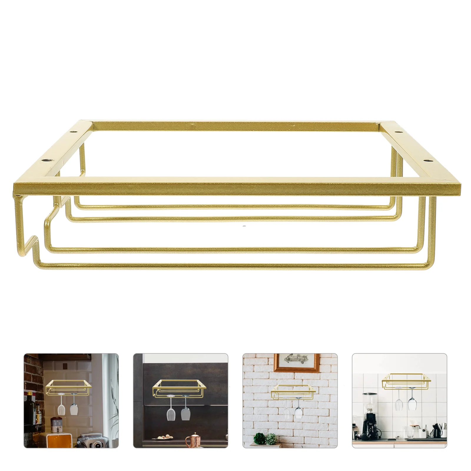 

Rack Glass Holder Cabinet Hanger Hangingcup Drying Shelf Wire Bottle Glasses Display Stemware Wall Stand Updown Organizer Goblet