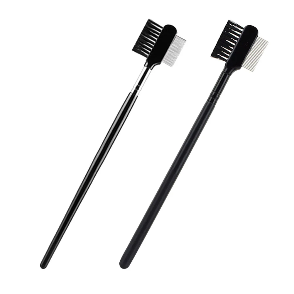

Eyelash Brush Comb Eyebrow Separator Tool Lash Shaper Eye Metal Teeth Beauty Shaping Eyelashes Curler Definer Dual Mascara