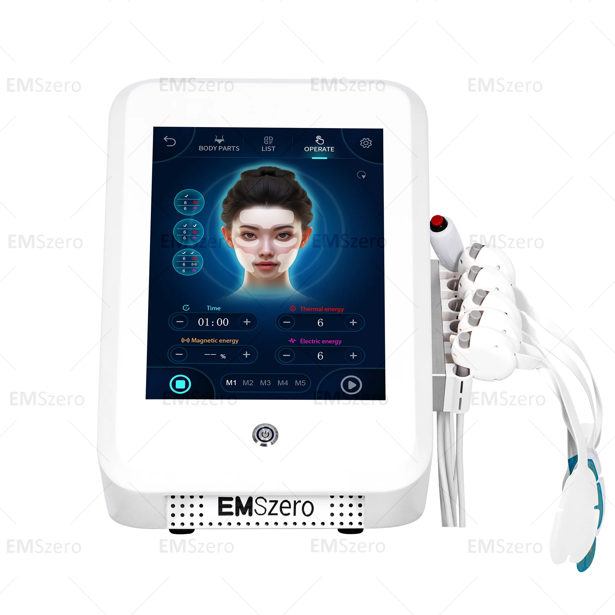 Профессиональная электрическая стимуляция лица Emrf Face Ems RF машина для подтяжки