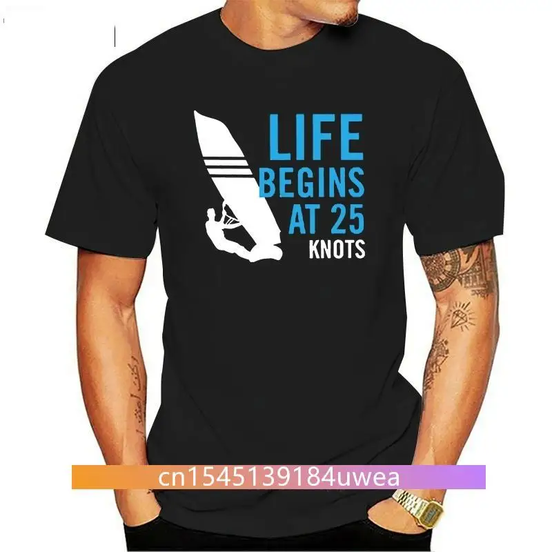 New Men's Graphic design WIndsurf, WIndsurfing T Shirt Hot men's T-shirt