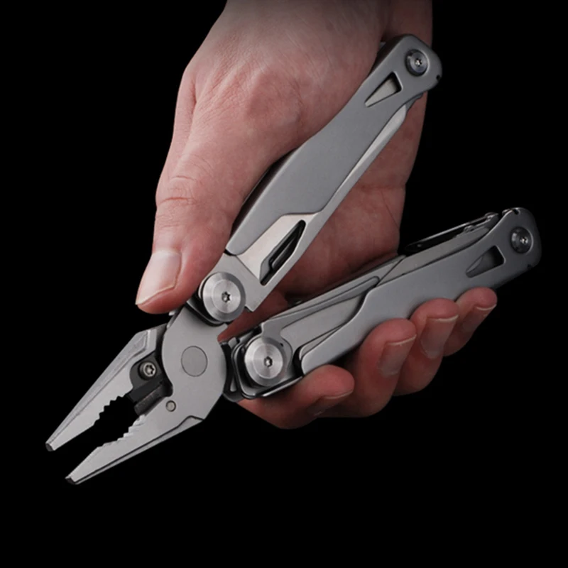 

CAMPMORE Outdoor Survival Gear Multifunctional Wire Cutter All In One Folding Knife Pliers Camping Multi Tool with Belt Clip