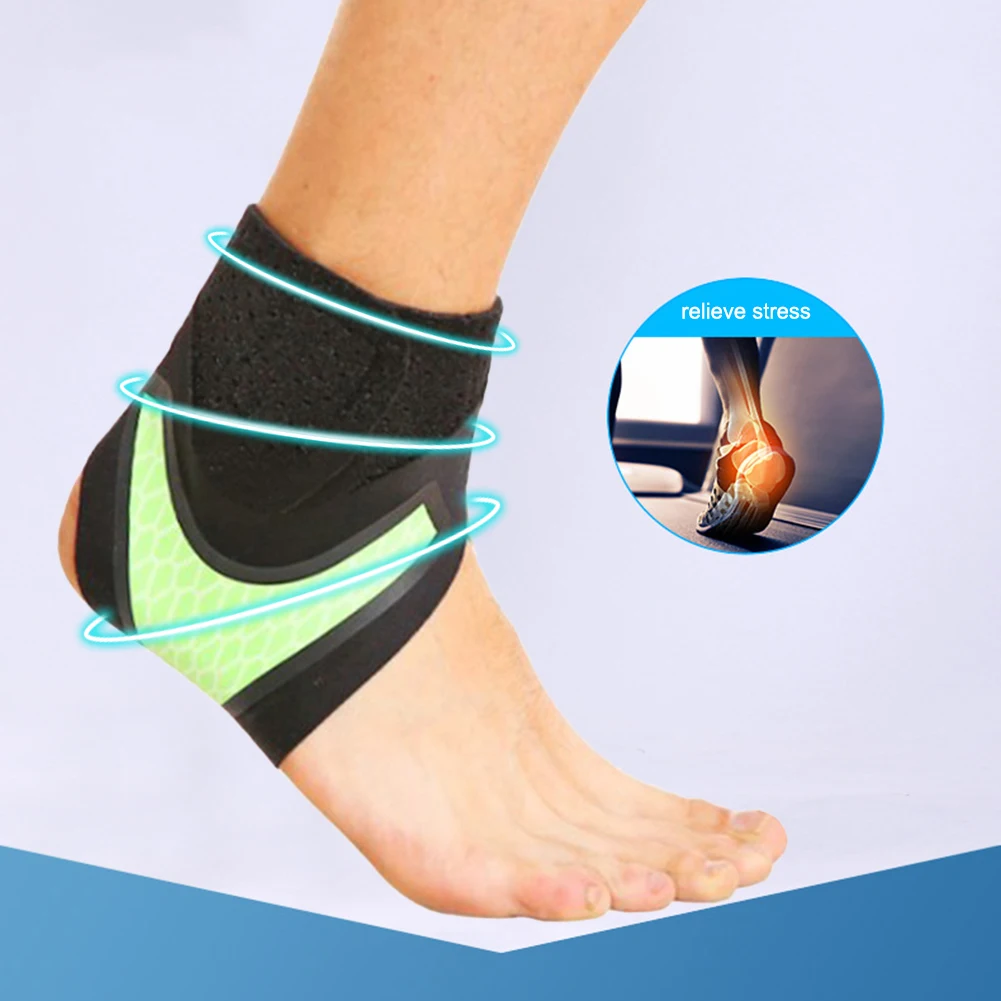 

Стабилизатор лодыжки 1 шт., компрессионный неопреновый фиксатор голеностопа, Легкий эластичный регулируемый для баскетбола и бега