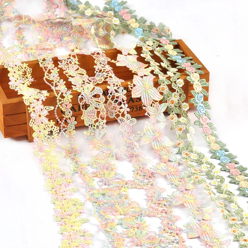 1 ярд 16-37 мм новая отделка кружево цветные бриллианты товары для рукоделия