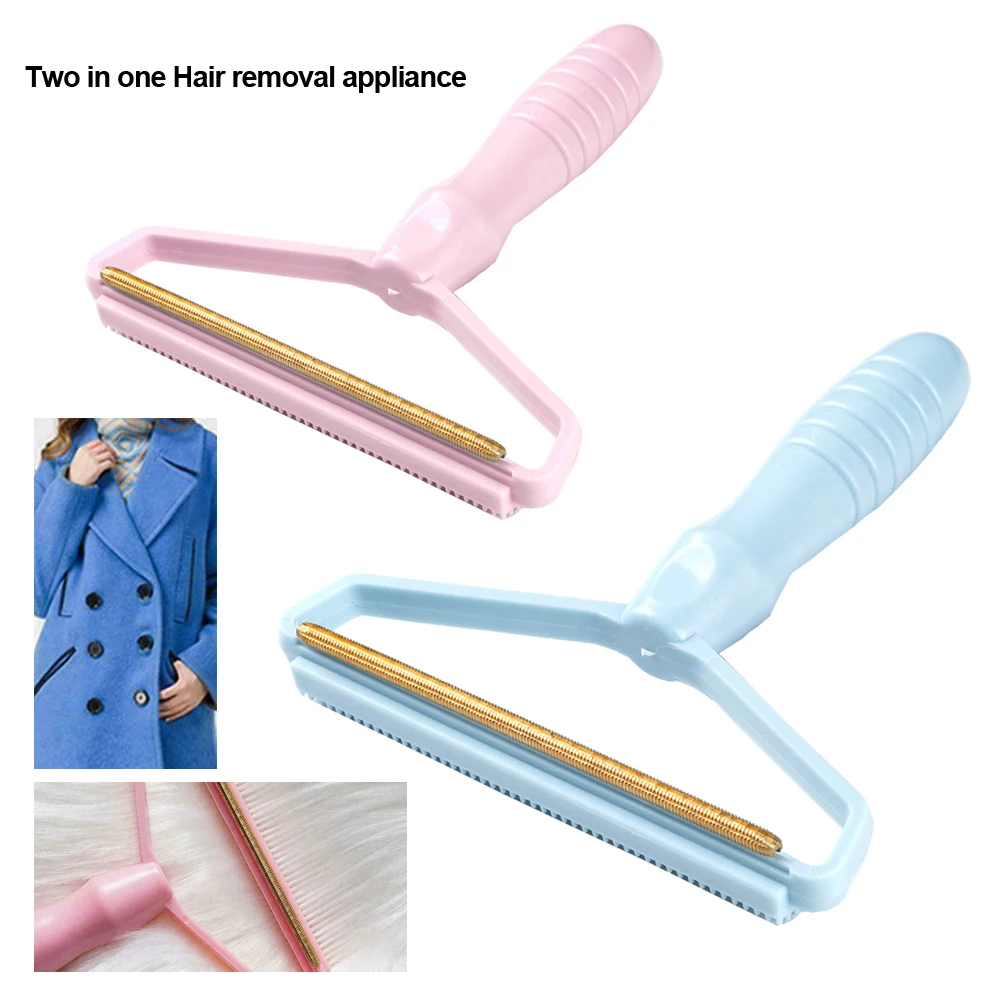 

Portable Manual Hair Removal Agent Carpet Wool Coat Clothes Shaver Brush Tool Depilatory Ball Knitting Plush Double-Sided Razor