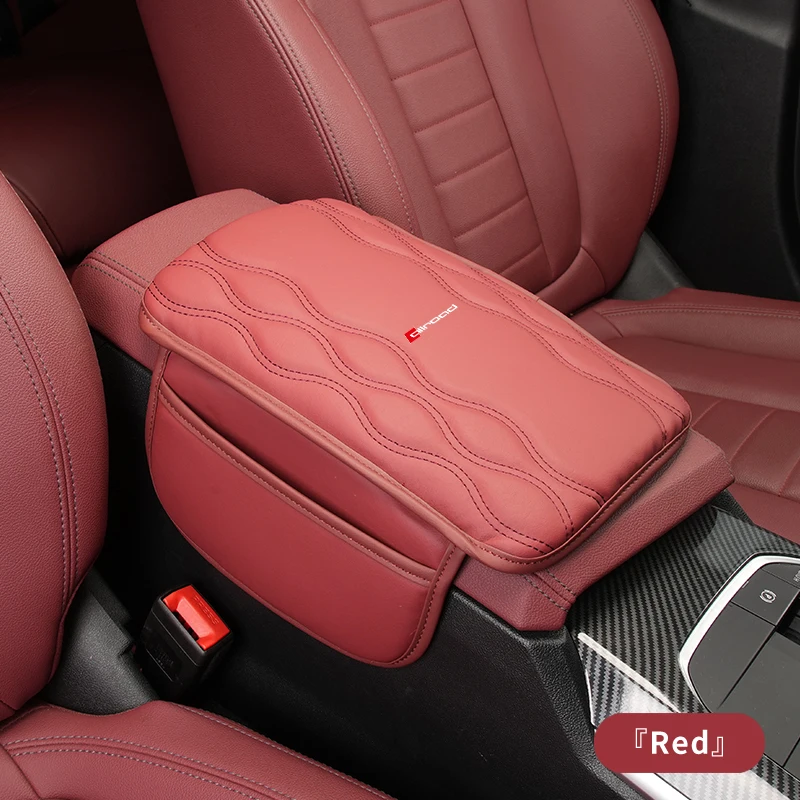 Подлокотник для автомобиля кожаная накладка с логотипом Audi Quattro A1 A3 A4 A5 A6 A7 A8 Q2 RS5 RS7