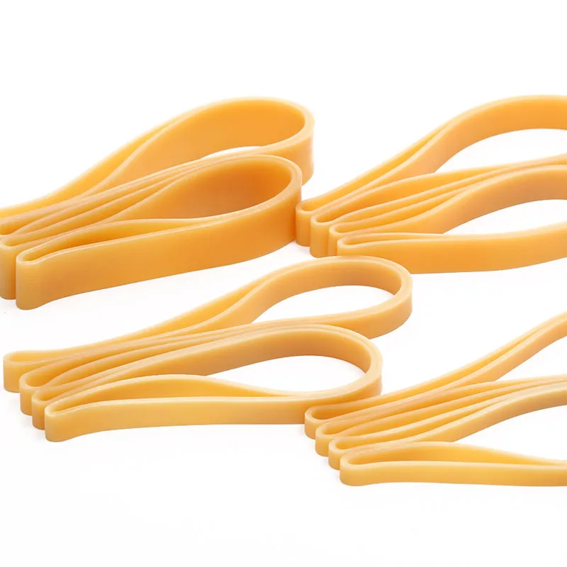 

1PC Stretchable Sturdy Yellow Rubber Rings Rubber Elastic Bands Powerful Elastic Latex Rubber Band School Office High-quality