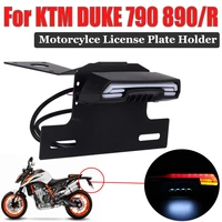 motorcycle part license plate holder tail light turn signal bracket tidy fender eliminator for duke790 duke 890 890r 790 duke890