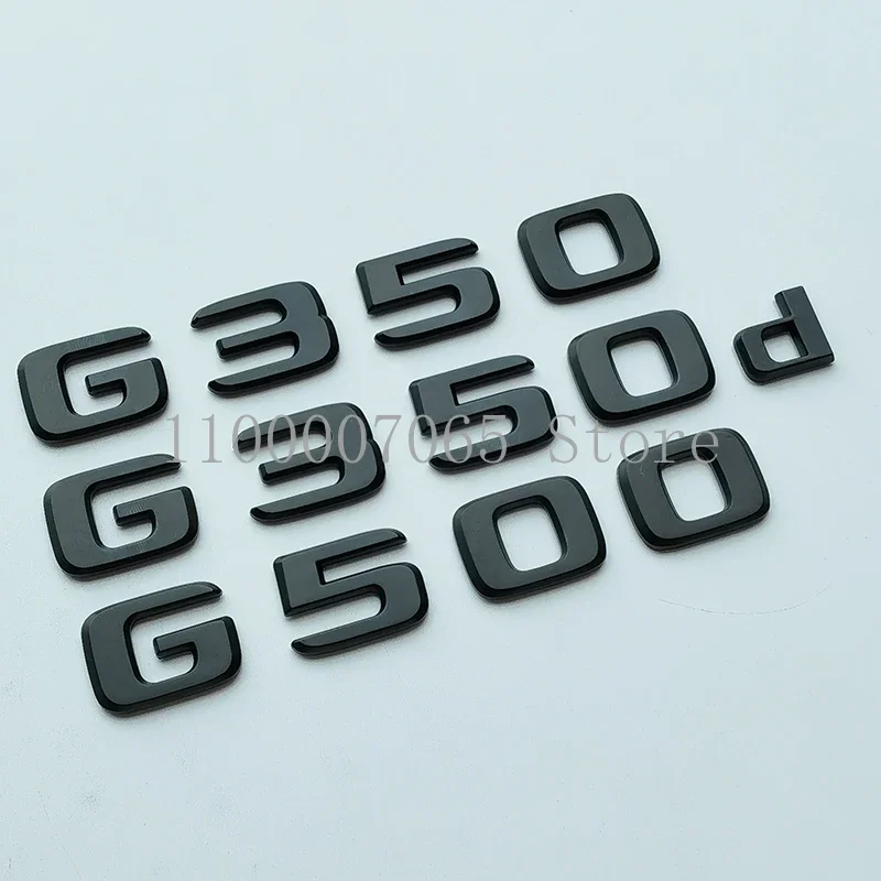 2017 матовые черные буквы с плоским шрифтом G350 G500 G350d эмблема из АБС-пластика для G