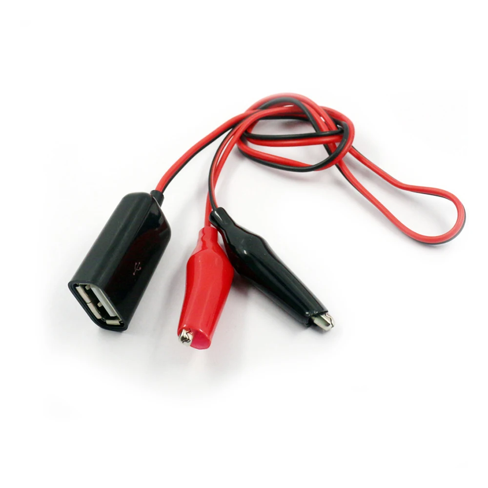 10 шт. тестовые зажимы типа крокодил к USB разъему папа адаптер питания провод 60 см |