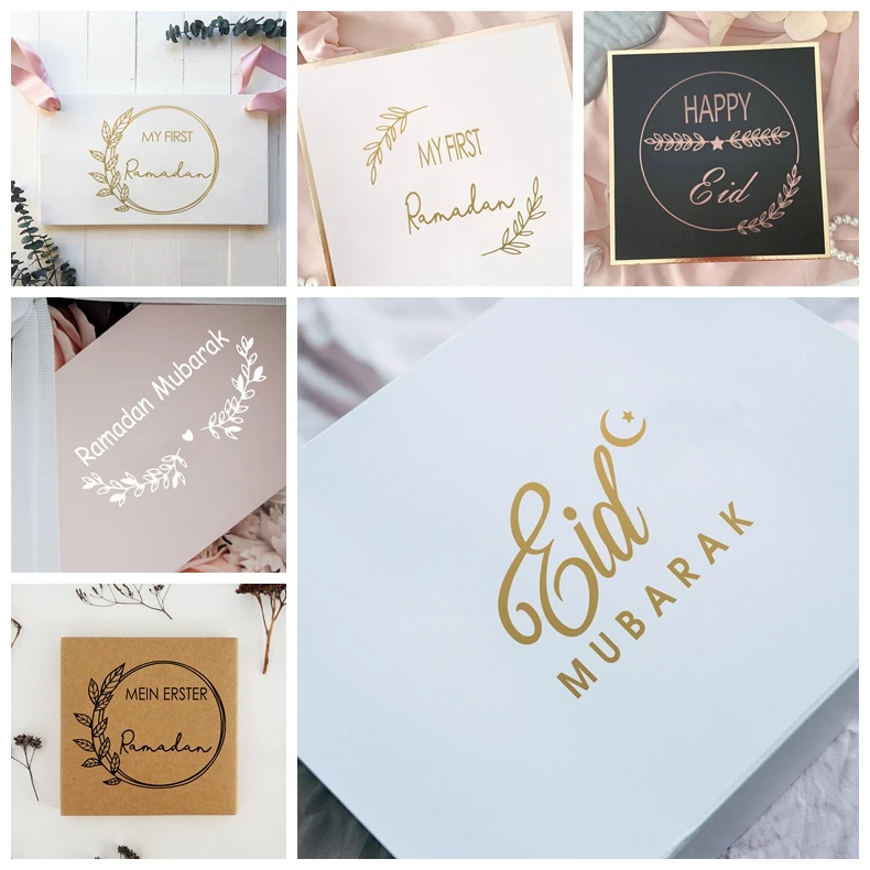 

New Design Eid Ramadan Gifts Decoration stickers Home Decor Wall Stickers For Rooms Decoration Wall Art MURAL Drop Shipping