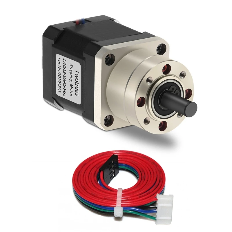 

Stepper Motor Nema 17 Motor High Torque 1.68A 2Nm(283oz-in) 0.35° 42mm 4-Lead with Cable and Connector for 3D Printer