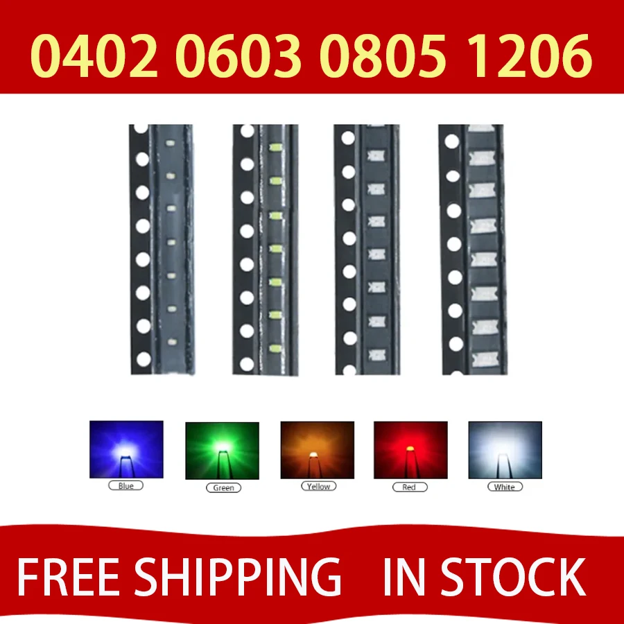 

Package 100pcs:F5 (5mm) x 5 color,F3 (3mm) x 5 color (white,red, blue,green,yellow) each 10pcs in box Package 200pcs:F5 (5mm)