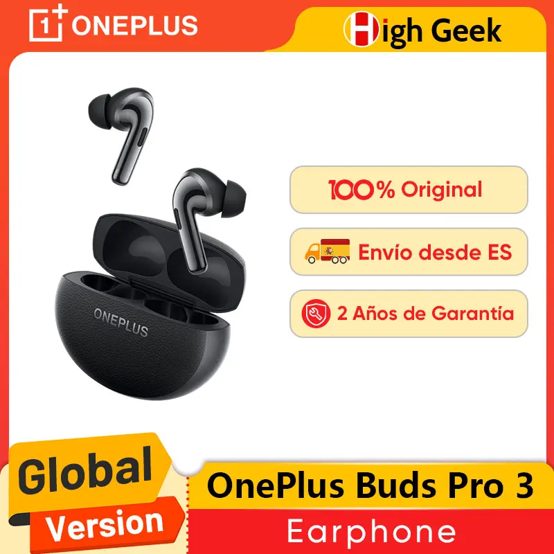 Global Version OnePlus Buds Pro 3 Earphone Up to 50dB Noise Canceling Spatial Audio with Head Tracking Hi-Resolution Audio