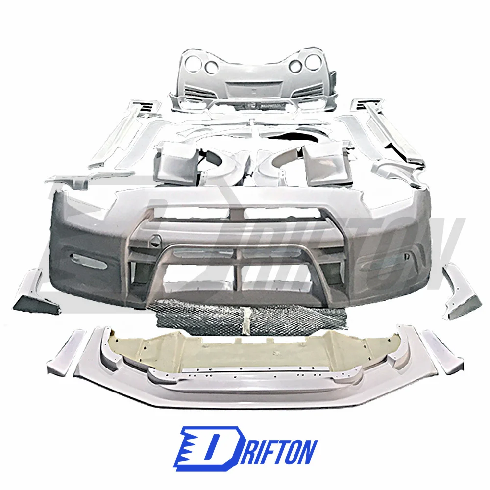 Широкий обвес Var KAMIKAZE R Super Sonic Style для Bodykit Nissan R35 GTR