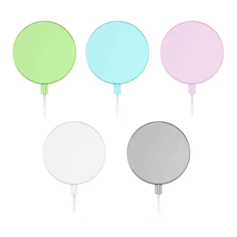 

For Apple iPhone 12 Wireless Charging Protective Case Magsafe Magnetic Absorption Wireless Charger Shell Transparent Protective