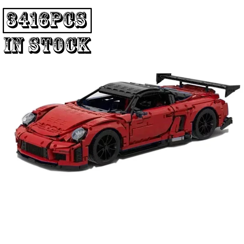 Новые технологии MOC- 148228 9ff GT9-R масштаб 1:8 строительный блок гиперкар супер