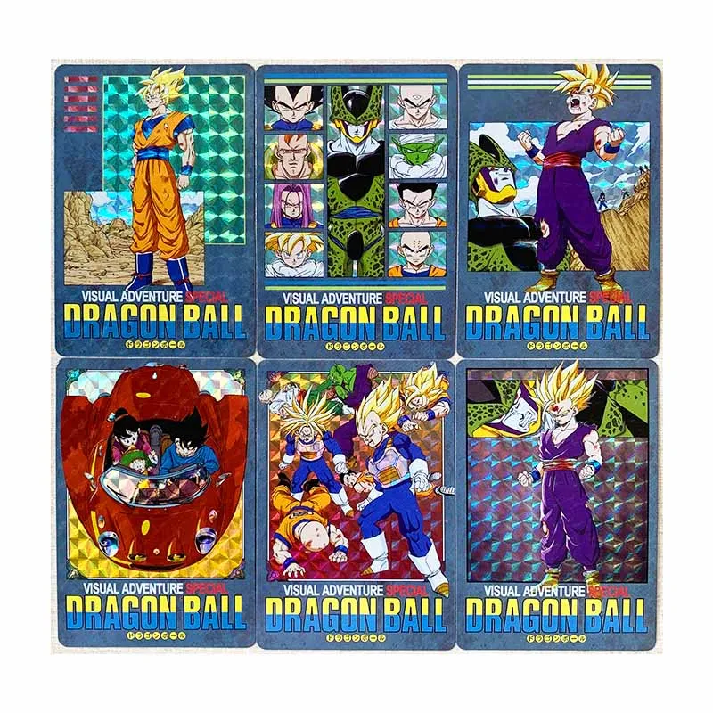 

6pcs/set Dragon Ball Z Stormy Situation Special Super Saiyan Heroes Battle Card Ultra Instinct Goku Vegeta Game Collection Cards