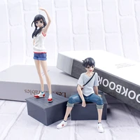 18cm weather son birthday exquisite gift handmade anime couple desktop car ornament model doll cute doll