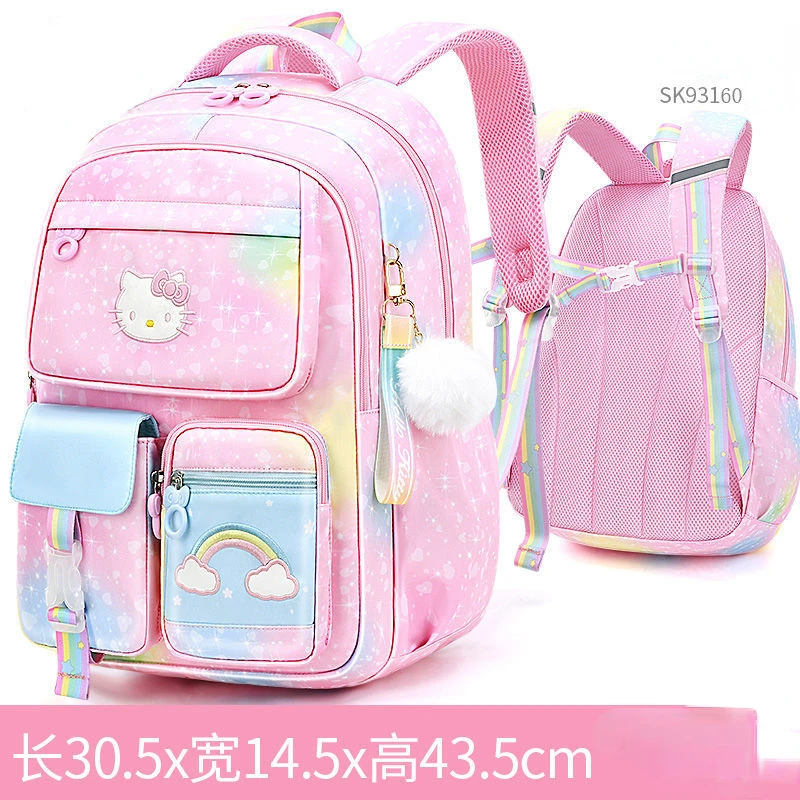 Hello Kitty Children's Schoolbag Primary School Student Girls' Spine Protection Burden Reduction Girls' Backpack school backpack