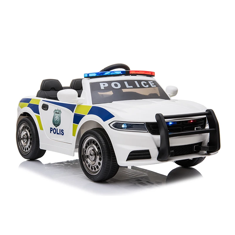 

Black And White Pull-wind Shape Children Can Ride A Rechargeable Children's Toy Car With MP3 And Sports Functions