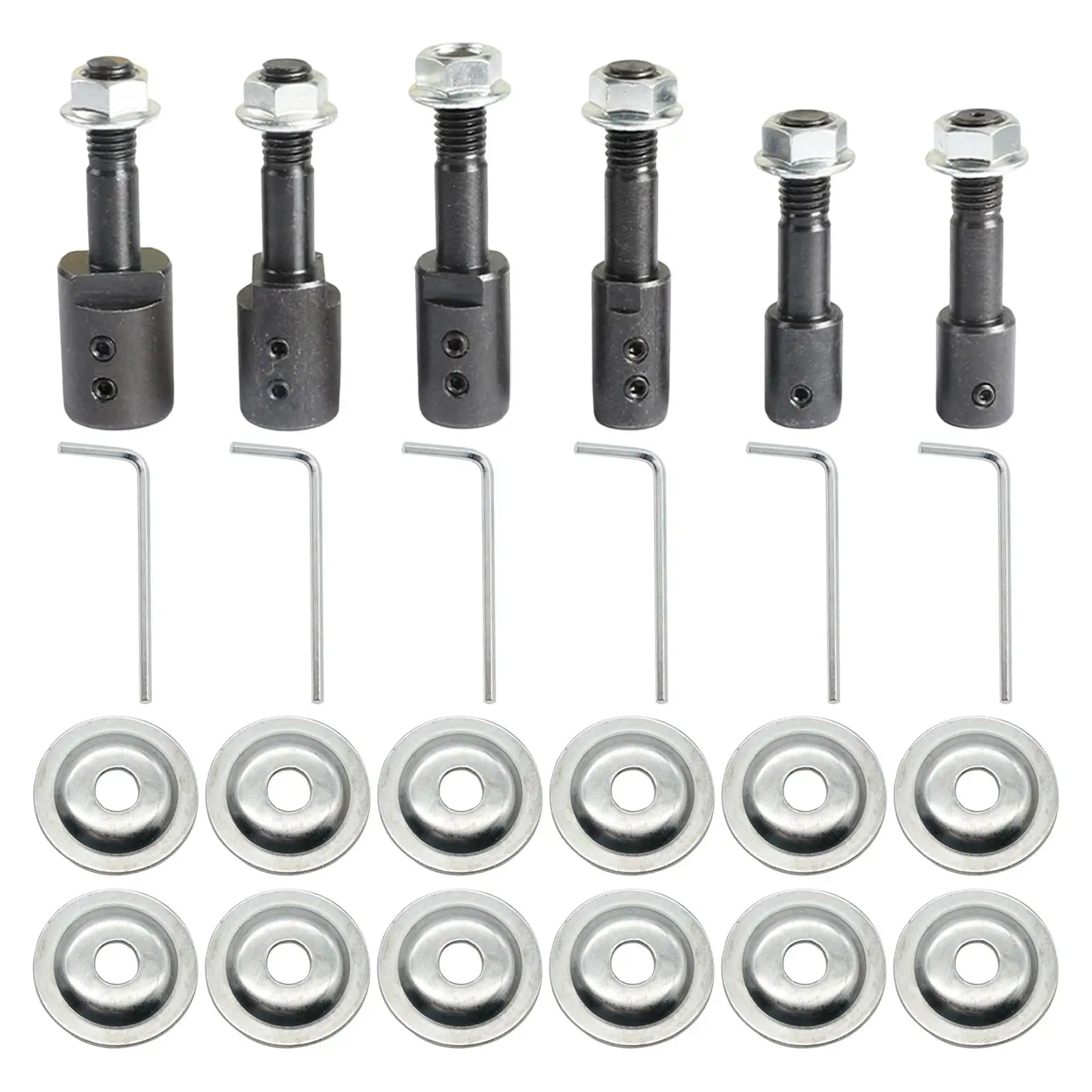 6Pcs Polishing Connecting Rod Grinding Wheel Shaft Motor Arb
