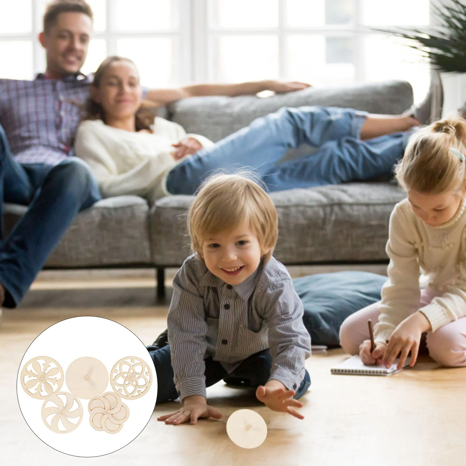 

Деревянные необработанные детские игрушки, самодельные игрушки, картина гироскопом, пустые ремесла, предметы, ремесло, полые вырезы, кусочки, Рождество