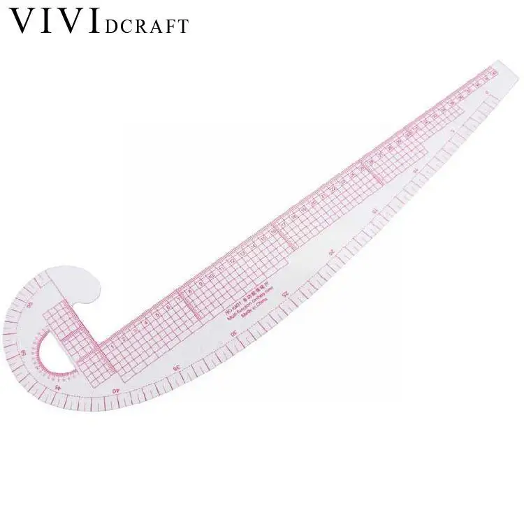 

New Multi-function Plastic French Curve Sewing Ruler Tailor Making Measure 360 Clothing Degree Tools Design Ruler Bend Rule A7p9