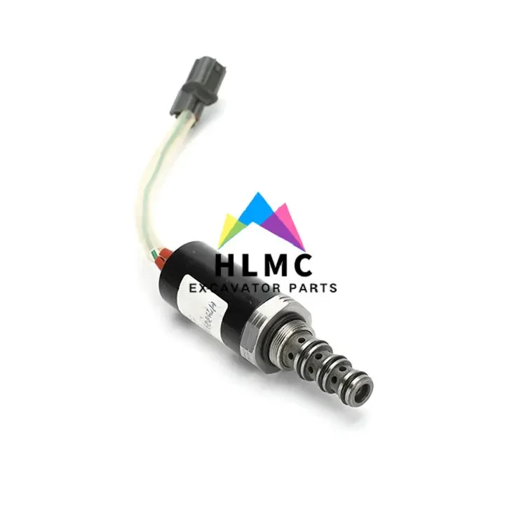Фото SK100 SK120 SK120LC SK135 SK200 SK200-3 HD820 Запасные части экскаватора Электромагнитный клапан предохранительного замка YN35V00005F1 KWE5K-20-G24D12A №3
