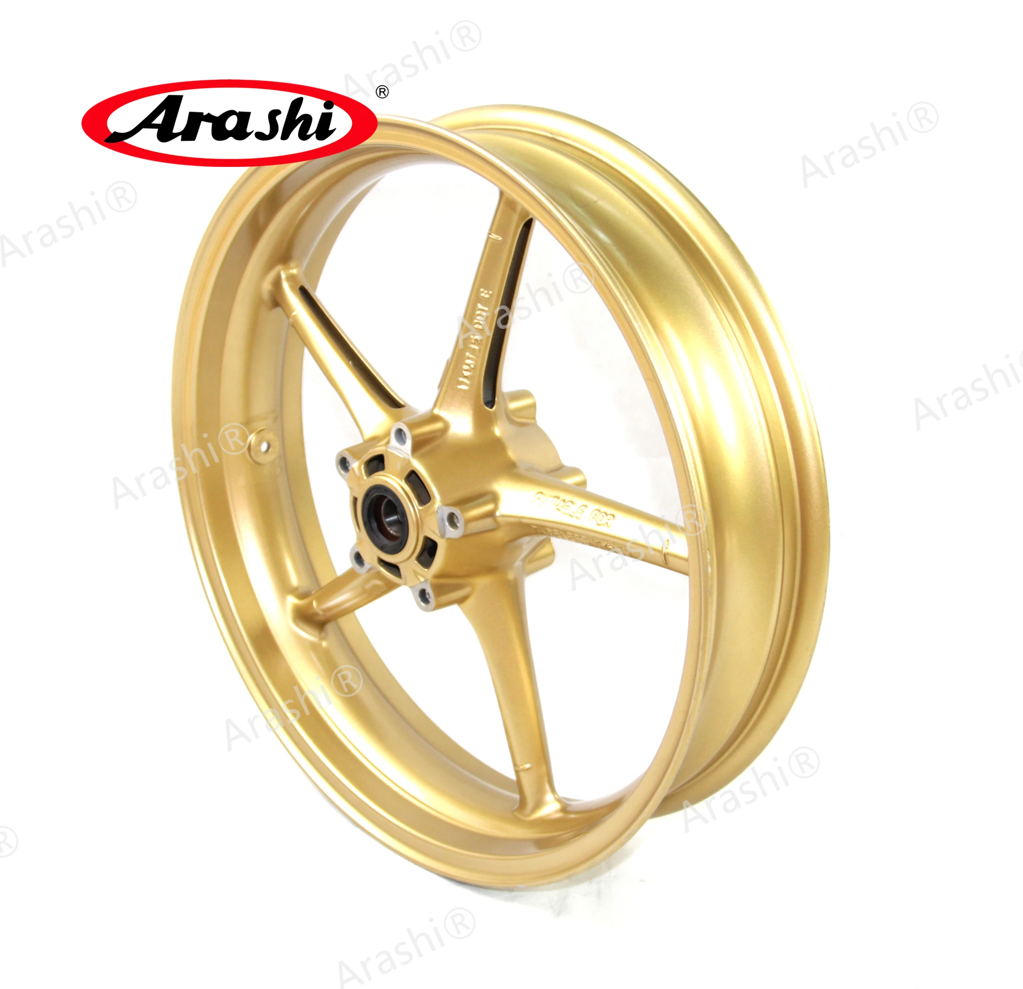Фото Замена переднего колеса подходит для Daytona 675 2006-2012, обод Arashi 17'' для Triumph Daytona 675R 2011-2012, Street Triple 675 2007-2012. №4