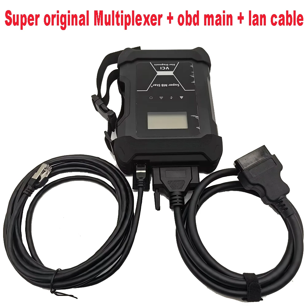 

Диагностический инструмент DOIP WIFI Super MB Star C4 C6 с мультиплексором, OBD-кабелем и LAN-кабелем, сканер OBD, диагностический инструмент MB Star SD Connect C4